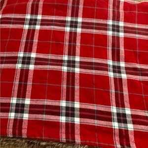 Plaid Holiday Throw Blanket